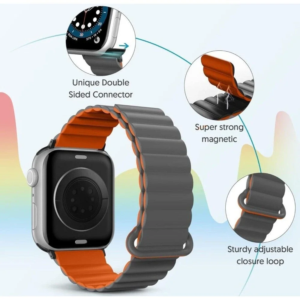 Seplease Compatible with Apple Watch Band 49mm 45mm 44mm 42mm